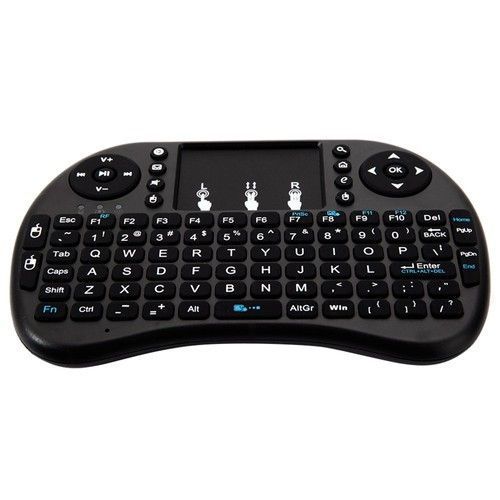 2.4GHz Wireless Keyboard And Touchpad Air Mouse For PC- Black