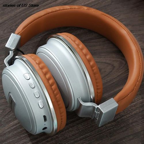 Wireless Headphones HIFI Stereo Foldable Bluetooth Earbuds Deep Bass Headset With Noise Cancelling Support TF Card headphones