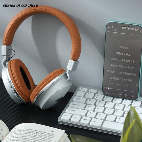 Wireless Headphones HIFI Stereo Foldable Bluetooth Earbuds Deep Bass Headset With Noise Cancelling Support TF Card headphones
