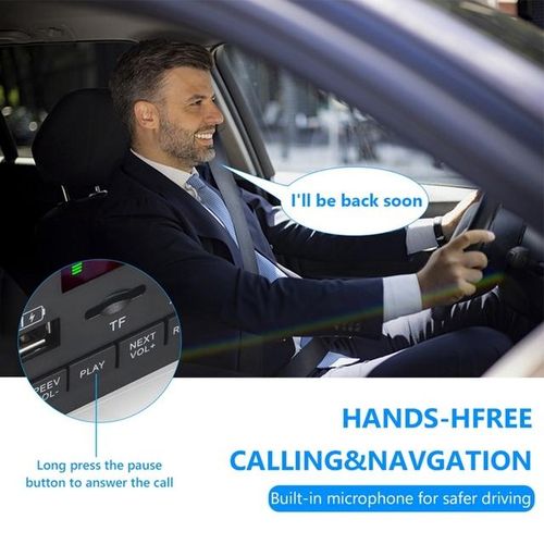 12v Bluetooth 5.0 Mp3 Player Decoder Board 2x40w Car Amplifier Fm Radio Module Support Tf Usb Aux Handsfree Call Record