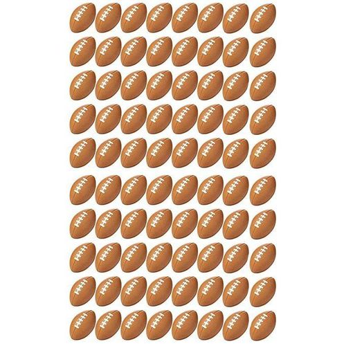 80Pcs Rugby Stress Ball, Mini Foam Sports Ball, Foam Sports