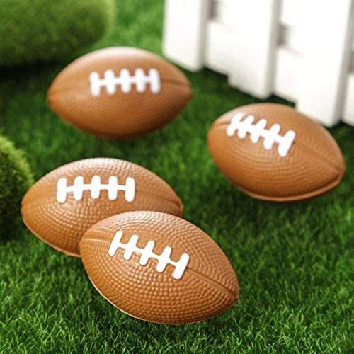 80Pcs Rugby Stress Ball, Mini Foam Sports Ball, Foam Sports