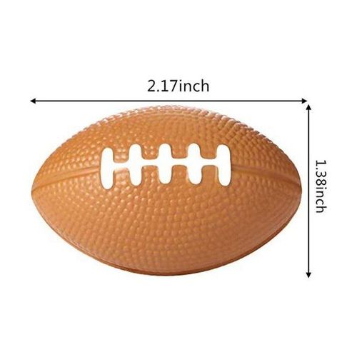 80Pcs Rugby Stress Ball, Mini Foam Sports Ball, Foam Sports