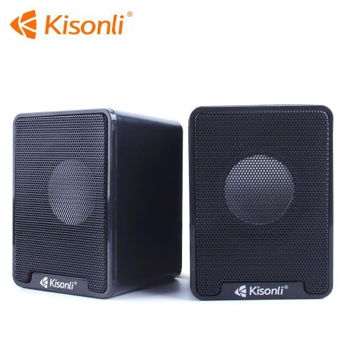 Kisonli Usb Portable Computer 2.0 Speaker S-444 - Black