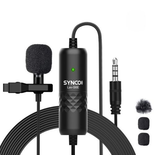 SYNCO Lav-S6E Professional Lavalier Microphone Clip-on