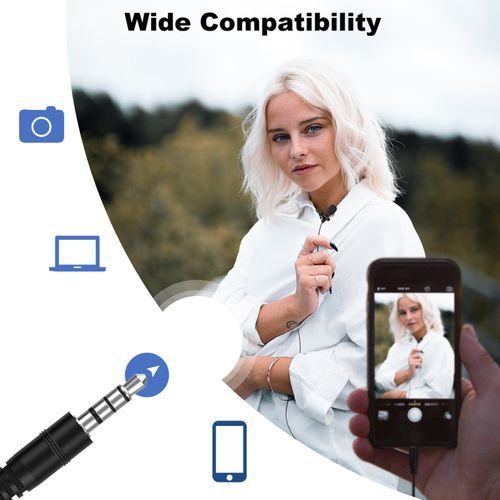 SYNCO Lav-S6E Professional Lavalier Microphone Clip-on
