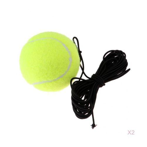 Pack Of 2 Tennis Training Practice Ball 1Fluorescent