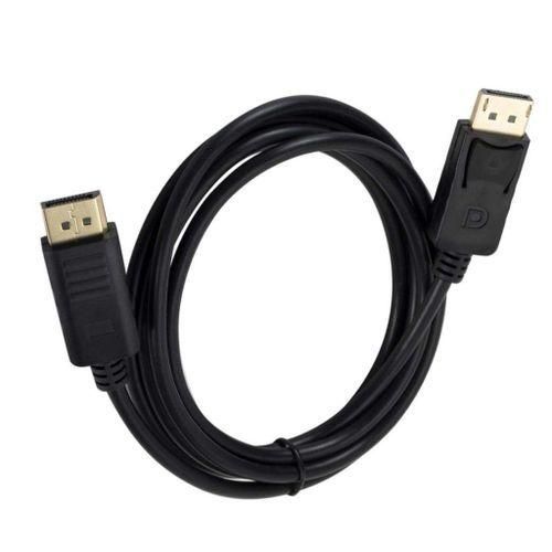 1 Piece   Cable Plug to Plug HD Lead DP Cord AV Video Adapter 6 ft