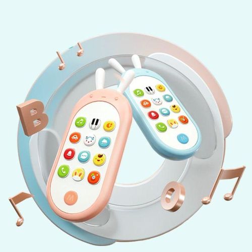 Beiens Early Childhood Education Puzzle Bilingual Phone Baby Bite Music Mobile Phone Toy