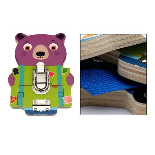 3pcs Busy Board For Toddlers Unlock Toys Fine Motor Skills Travel Toys