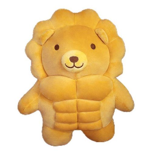 Plush Pillow Muscle Animals Pillow Soft Toy Cushion For Birthday Lion
