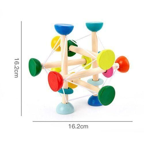 Baby Grasp The Bouncy Ball Toys Infant Shaker Teether Grab Toys For