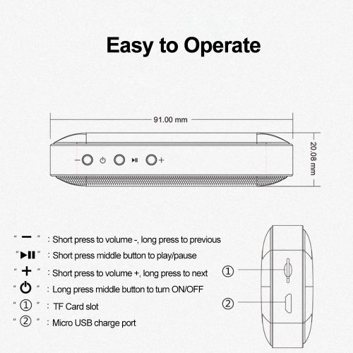 AEC BT209 Portable Wireless  Speaker Mini Style