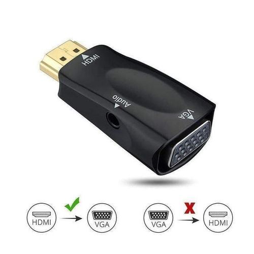 High Quality Portable HDMI to VGA Converter With Aux/ Audio