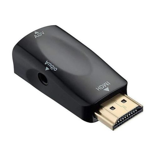 High Quality Portable HDMI to VGA Converter With Aux/ Audio