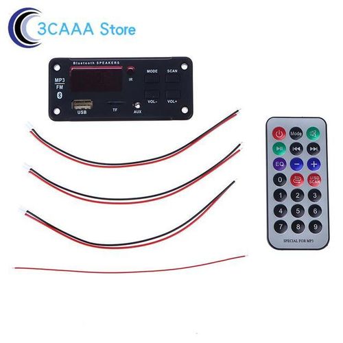 Dc 5v 16v 32v Mp3 Decoder Board Amplifier Bluetooth Car Mp3 Music Player Usb Recording Module Fm Aux Radio For Audio Speaker