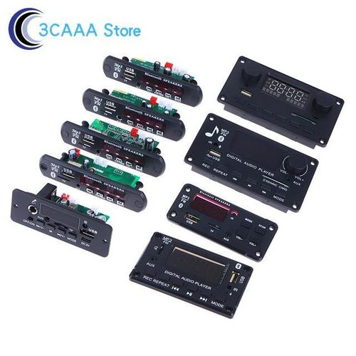 Dc 5v 16v 32v Mp3 Decoder Board Amplifier Bluetooth Car Mp3 Music Player Usb Recording Module Fm Aux Radio For Audio Speaker