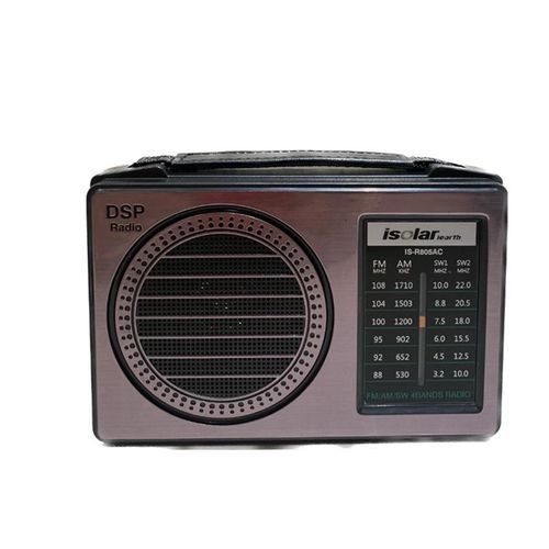 Old style radio for the elderly, DSP multi band FM/AM/SW high volume speaker plugged in
