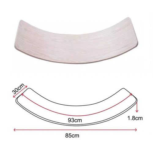Wooden Baby Balance Board Children Curved Seesaw Yoga Fitness Equipment Baby Indoor Toys Kids Outdoor Sports Play Game