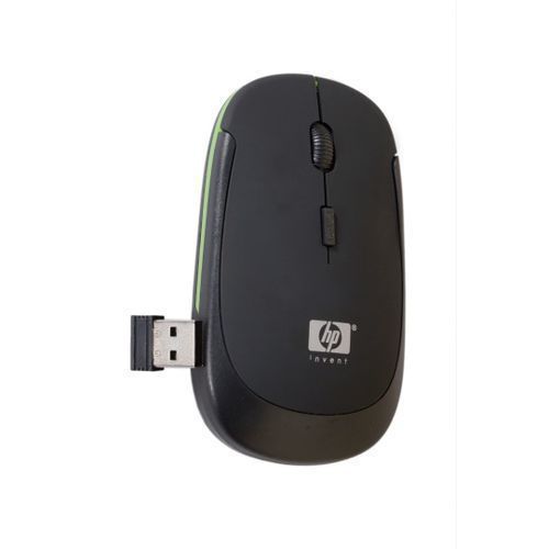 USB Wireless Optical Mouse, Slim - Black