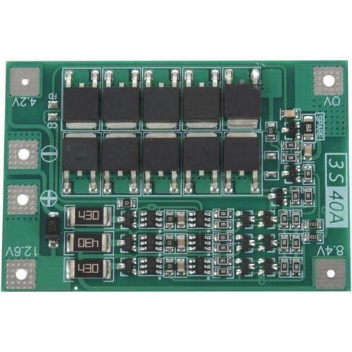 3S 40A For Screwdriver 12V Li-Ion 18650 Bms Pcm Battery Protection Board Bms Pcm With Balance Liion Battery Cell Pack Module NO5116