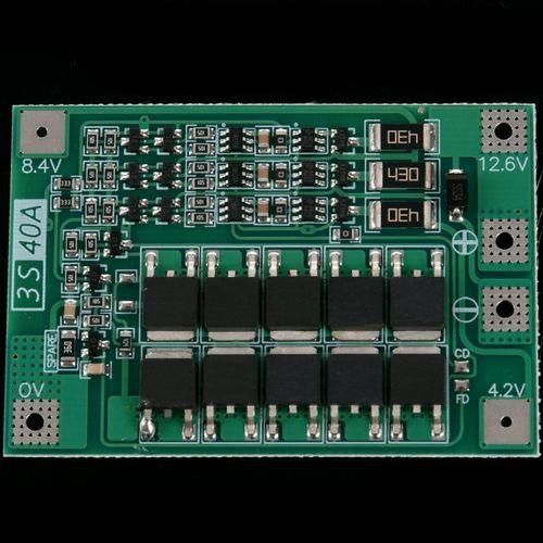 3S 40A For Screwdriver 12V Li-Ion 18650 Bms Pcm Battery Protection Board Bms Pcm With Balance Liion Battery Cell Pack Module NO5116