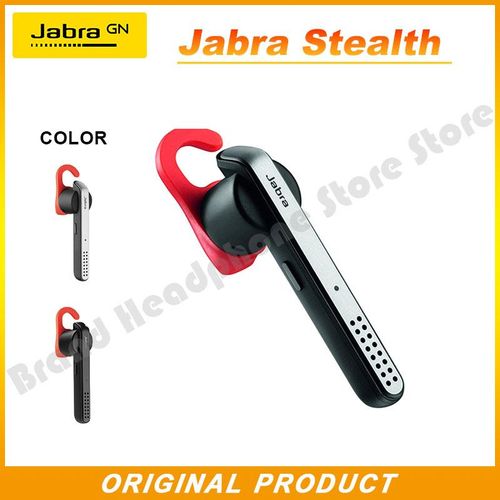 Original Jabra Stealth Bluetooth Handsfree Earphones Wireless Business Headset HD Voice Stereo Call Music Noise Blackout