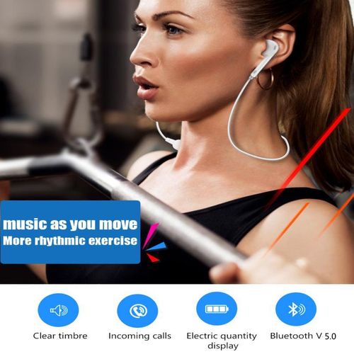 S6 Sport Wireless bluetooth headset Wireless headphones Stereo bass headphones music earphons game earphons with Mic for Xiaomi