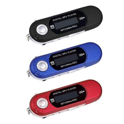 Mini Usb Mp3 Music Player Digital Lcd Screen Mp3 Players With Fm Radio Function Rechargeable 4g/8g Portable