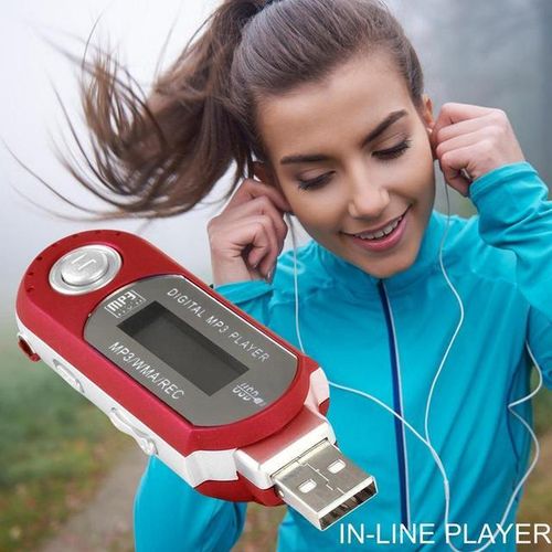 Mini Usb Mp3 Music Player Digital Lcd Screen Mp3 Players With Fm Radio Function Rechargeable 4g/8g Portable