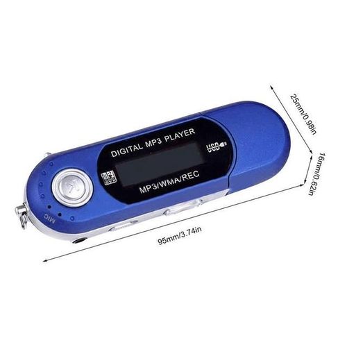Mini Usb Mp3 Music Player Digital Lcd Screen Mp3 Players With Fm Radio Function Rechargeable 4g/8g Portable