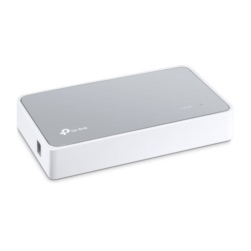 TP-Link TL-SF1008 8-Port 10/100Mbps Desktop Switch-White