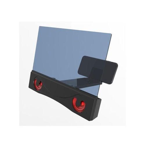 Rechargeable Bluetooth Speaker 3D HD Mobile Phone Magnifier Projector Screen Amplifier Stand 12inch