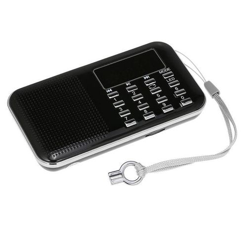 Y-896 Mini FM Radio Digital Portable 3W Stereo Speaker MP3 A