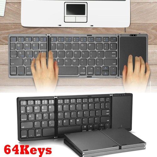 Mini Bluetooth Foldable keyboard with Touchpad