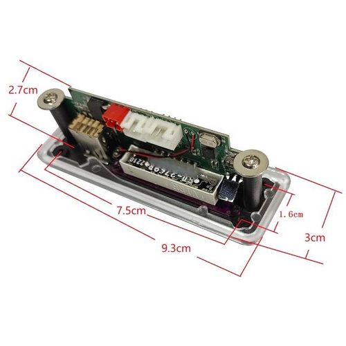 New Product Promotion 12v Tws Decoder Spectrum Display Intelligent 5.2bt Recording Module Recording Mp3 Decoding Board