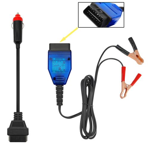 Car Memory Data Saver Automotive Emergency Power Supply Cable Battery Cable OBDII Memory Saver Connector NO5138