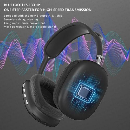 Air Max P9 Pro Wireless Bluetooth Headphones Noise Cancelling Mic Pods Over Ear Sports Gaming Headset For Apple iPhone Earphones