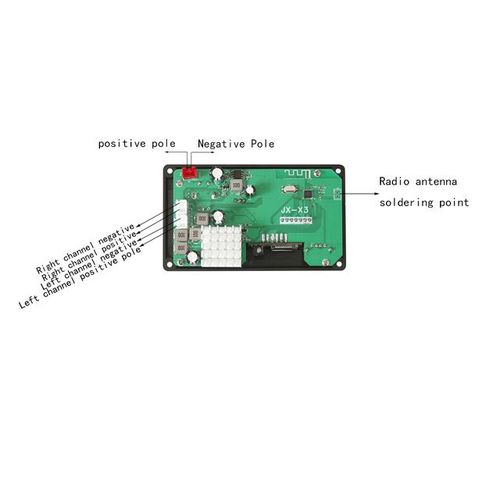 2*50w 12v Amplifier Mp3 Decoder Board Dc Folder Switching Handsfree Bluetooth Diy Car Mp3 Player Fm Radio Aux Tf Usb Record