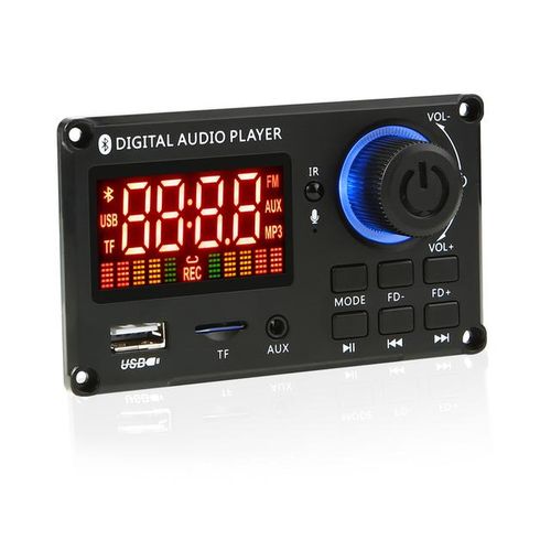 2*50w 12v Amplifier Mp3 Decoder Board Dc Folder Switching Handsfree Bluetooth Diy Car Mp3 Player Fm Radio Aux Tf Usb Record