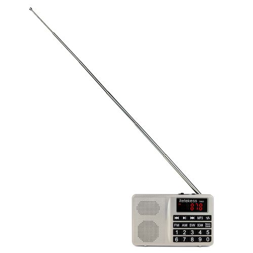 Retekess Digital Display FM AM SW Radio AUX MP3 Audio Player Speaker for Mobile Phone Gift for family