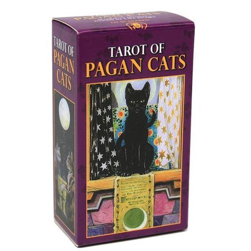 magan tarot cards deck pagan cats oracle cards board games arcanum tarot de la nuit manara wizards morgan greer kawaii