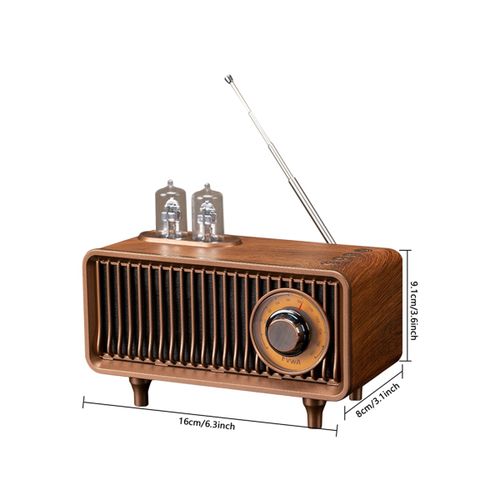 Speaker Mini Retro Phonograph Shape Stereo Gramophone Mu