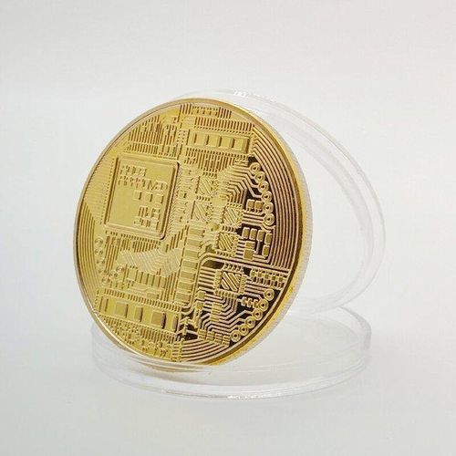 Collectible Art Commemorative Metal Antique Imitation Coins Bit BTC Metal Antique Collection