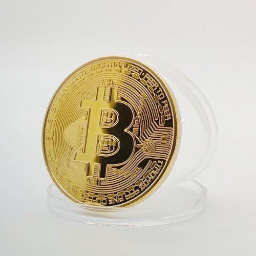 Collectible Art Commemorative Metal Antique Imitation Coins Bit BTC Metal Antique Collection