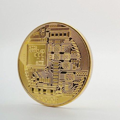 Collectible Art Commemorative Metal Antique Imitation Coins Bit BTC Metal Antique Collection