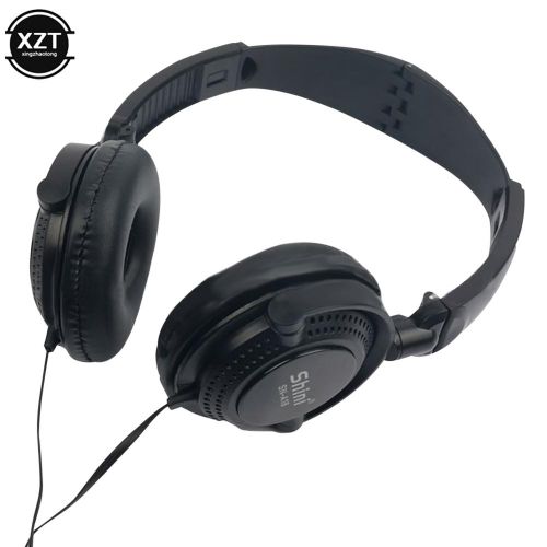 Wired Headphones With Microphone 3.5mm Earphones Foldable Gaming Headset Super Bass Stereo Music Headset For PC Phones