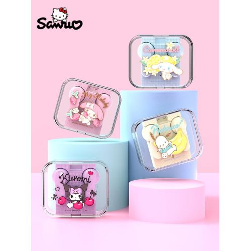Kuromi Bluetooth Earphones Sanrio Gifts TWS Hello Kitty Wireless Headphones My Melody Noise Reduction Cinnamoroll Music Headset