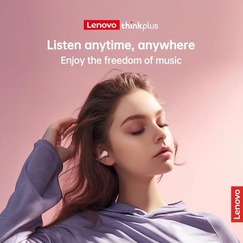 Lenovo lp13 tws wireless bluetooth 5.3 earphones ear clip gaming music sports earbuds hd microphone headset