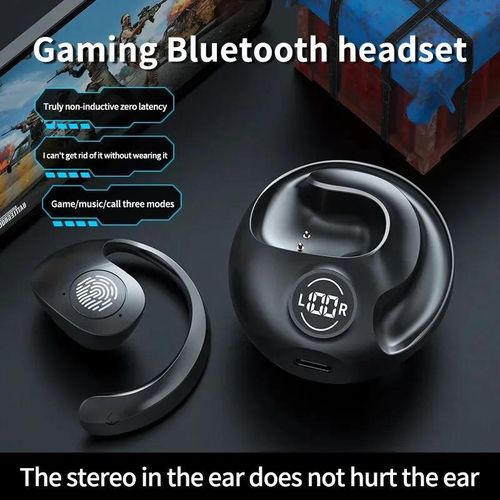 Jr07 Ows Bluetooth 5.3 Earphones Ear Mounted Wireless Earphones With Microphone For Iphone Xiaomi Sports Stereo Earphones